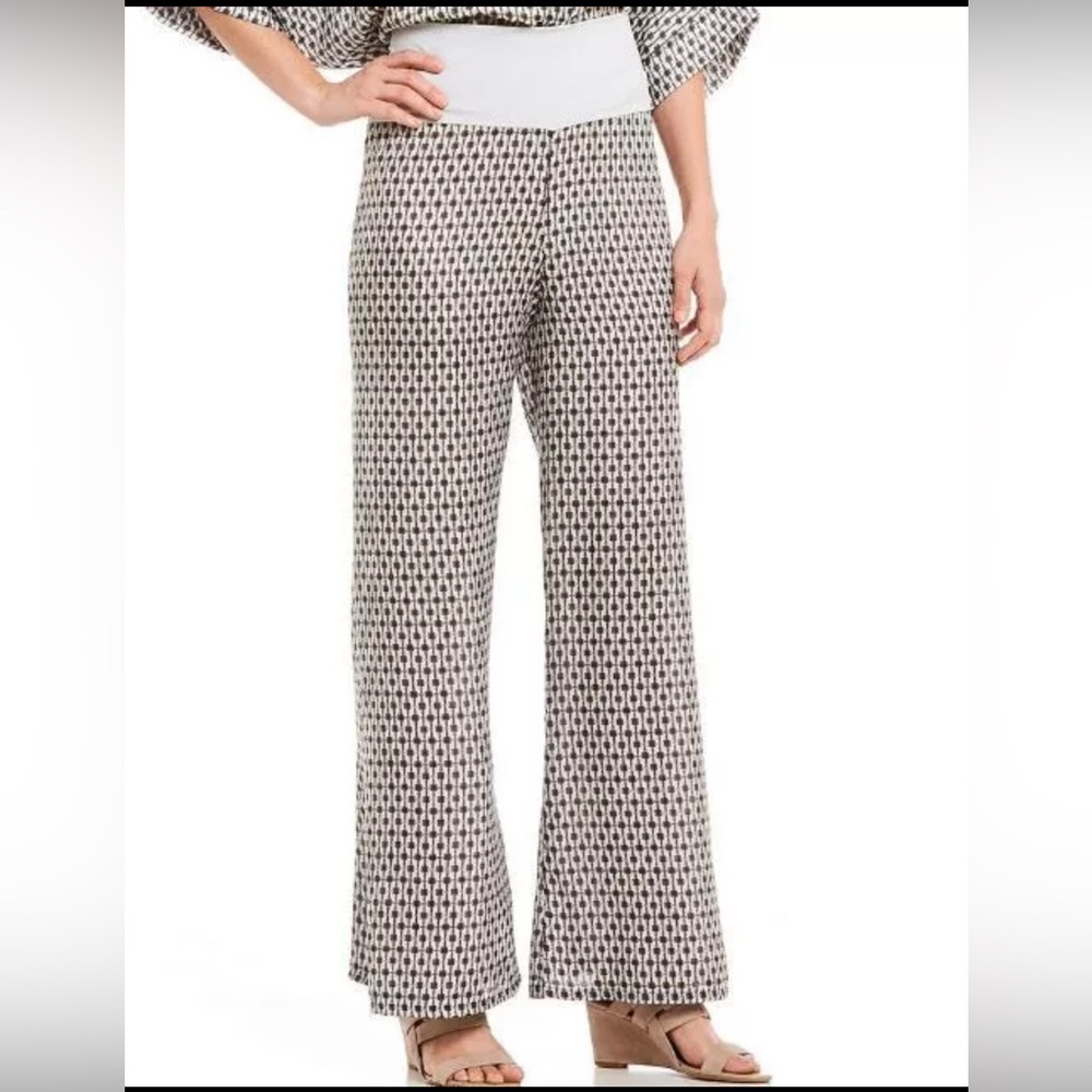Bryn Walker Bryn Walker Oscar‎ Wide Leg Pants with Geometric Print NWT SZ XL